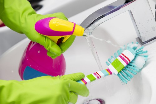 Professional Bermondsey cleaners at work in a modern urban home