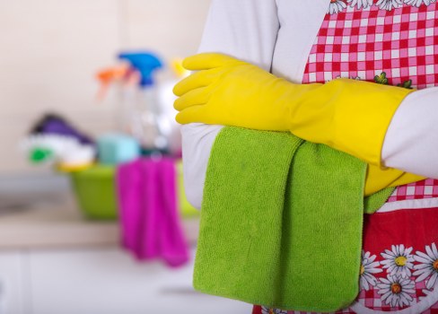 Bathroom domestic cleaning in Bermondsey home