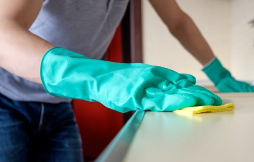 Screen reader support on a local cleaning services webpage