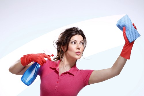 Cleaning team improving service standards after complaint review